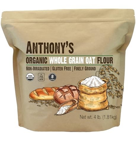 Organic Oat Flour 4 lb Gluten Free Non GMO Finely Ground Vegan Baking gallery