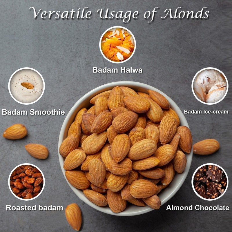 California Raw Whole Almonds - Kosher, Raw, Vegan gallery