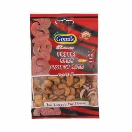 Ginni Spiced Cashews Roasted – 55g – Pack of 4