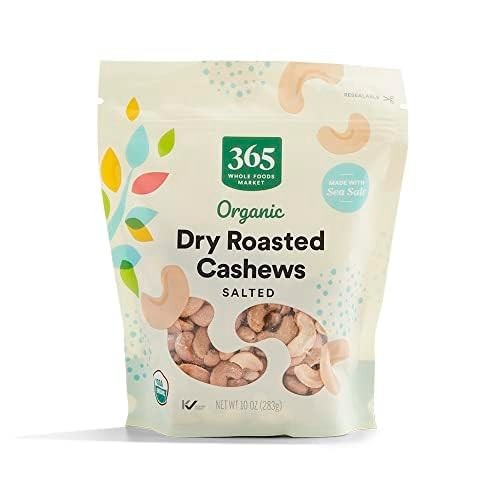 365 by Whole Foods Market, Organic Cashews, 10 Ounce 10 (Pack of
