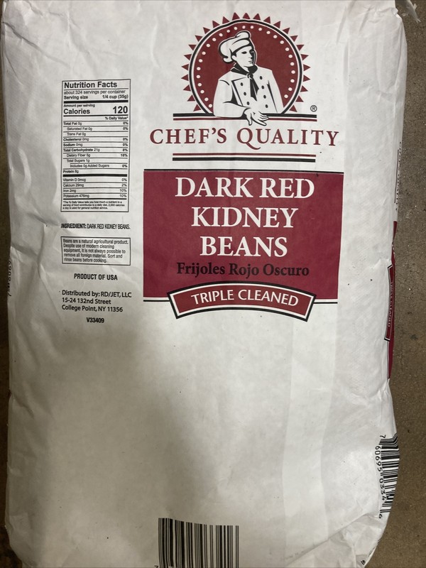 25 Lbs Chef’s Quality Dark Red Kidney Beans New Triple Cleaned gallery