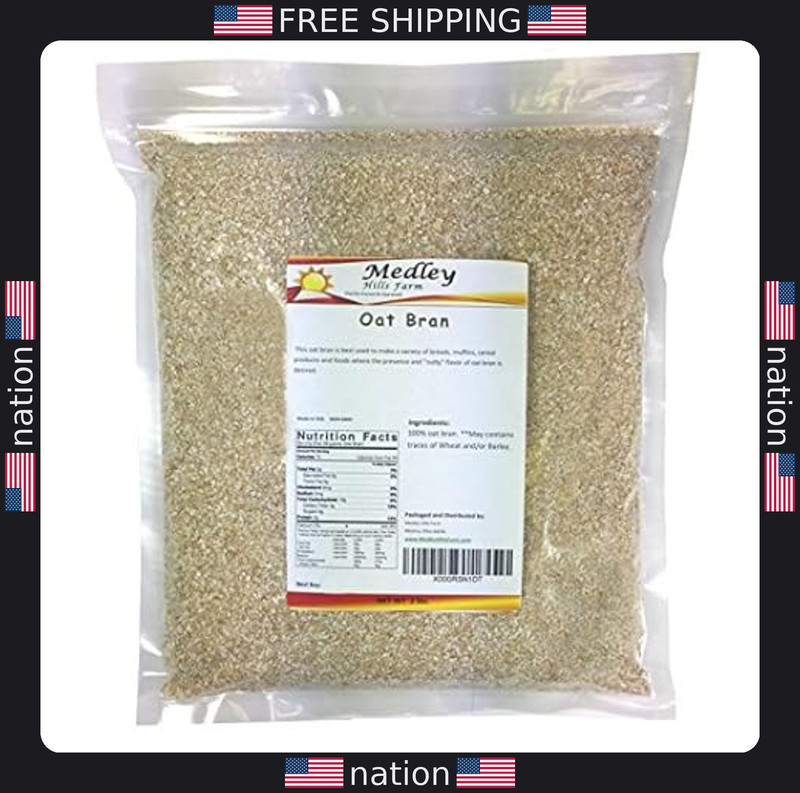 Medley Hills Farm Premium Oat Bran – 2 lbs of Healthy Goodness!