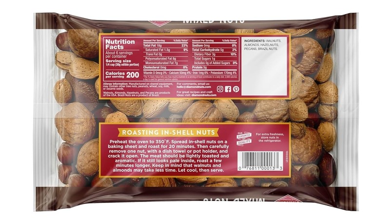 Resealable 16 oz In-Shell Mixed Nuts - Farm-Fresh Flavor for Healthy Living gallery