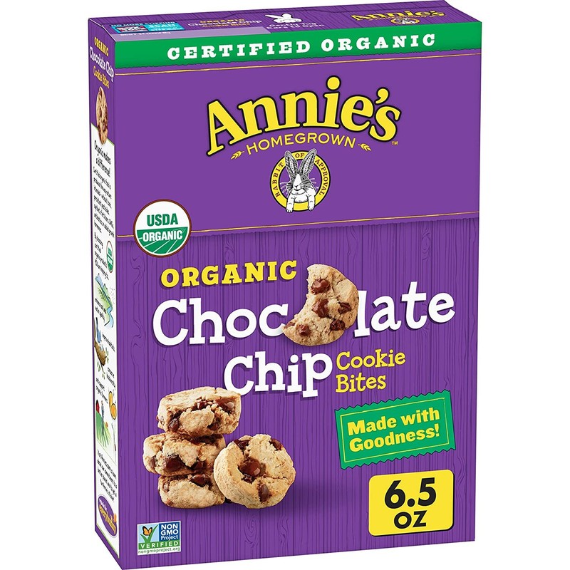 Organic Chocolate Chip Cookie Bites, 6.5 oz. Box