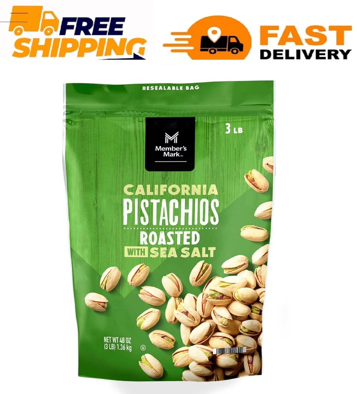 Member's Mark Roasted & Salted Pistachios, 48 oz.