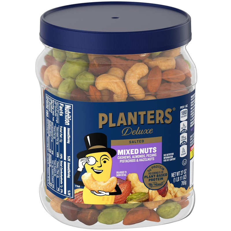 Deluxe Mixed Nuts with Cashews, Almonds, Pecans, Pistachios, Hazelnuts & Sea Sal gallery