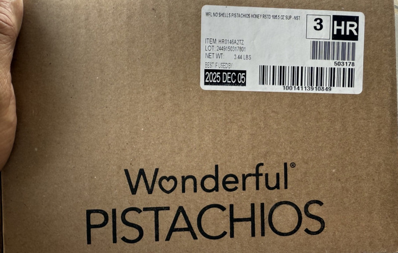 (10) Wonderful Pistachios No Shells, Honey Roasted Nuts 5.5 Ounce Resealable Bag gallery