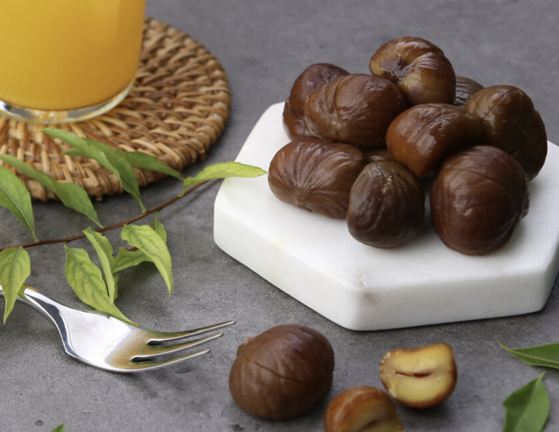 4ea_ 2.8oz(80g) CJ Roasted Tasty Chestnuts ready to eat snack gallery