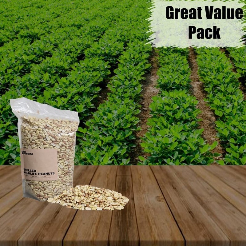 Organic Shelled Peanuts, 10 lbs for Birds and Squirrels. Grown Non-GMO, Raw,... gallery