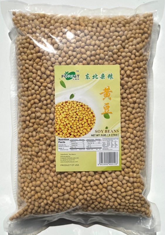 Forest 5 lb. Premium Non-GMO Soybeans (Product of USA) New Crop