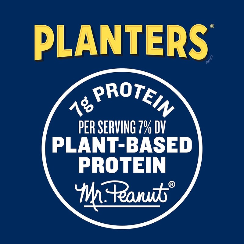 Salted Cocktail Peanuts, Party Snacks, Plant Based Protein 16Oz (1 Canister) gallery