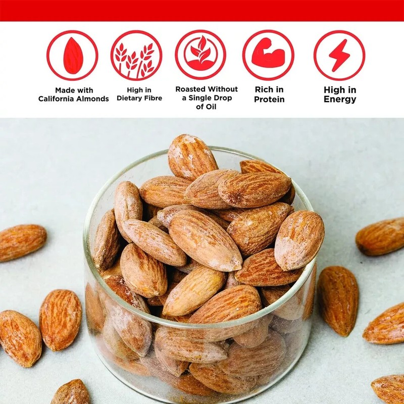 Nutty Gritties Premium California Roasted Almonds 200g, Free Shipping World Wide gallery