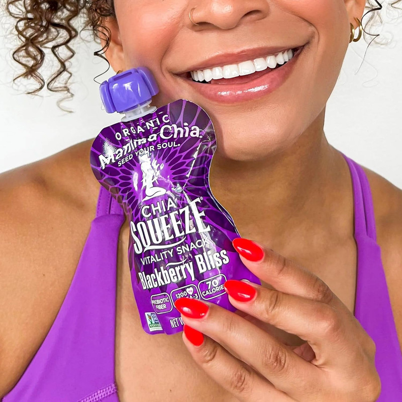 Blackberry Bliss Organic Squeeze Snack, Non GMO, Gluten Free, 3.5 Ounces (Pack o gallery
