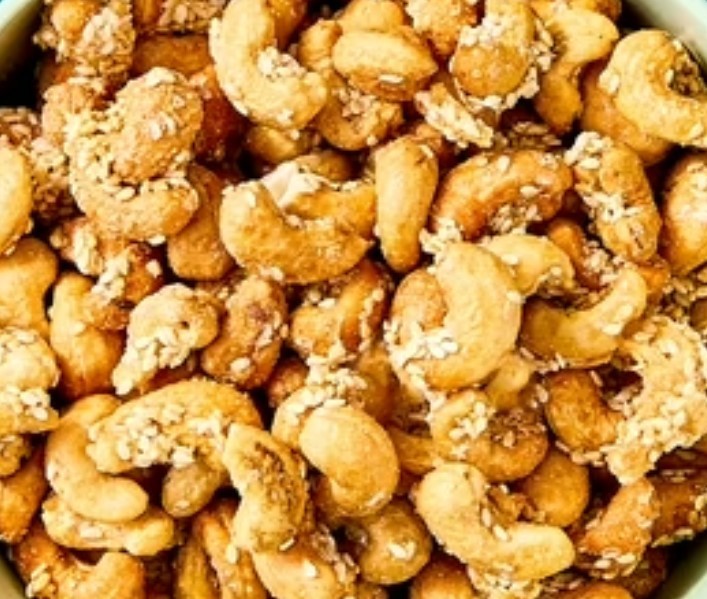HONEY MAPLE SESAME CASHEWS ROASTED-BULK VALUE BAG LIMITED PICK YOUR CRAVING NOW! gallery