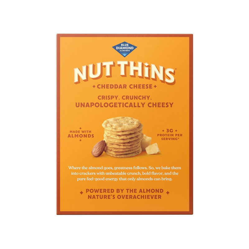 Blue Diamond Almonds Nut Thins, Cheddar Cheese, 4.25 Oz gallery