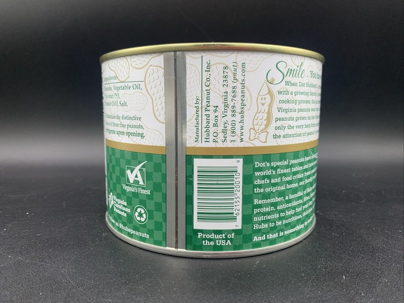 Hubs Salted Virginia Peanuts 20 oz gallery