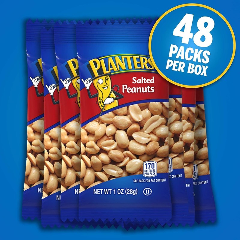 Kosher Certified Salted Peanuts in 1 oz. Bags - Perfect for Game Nights & More gallery