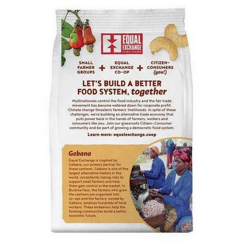 Organic Roasted Salted Cashews 8 Oz By Equal Exchange gallery