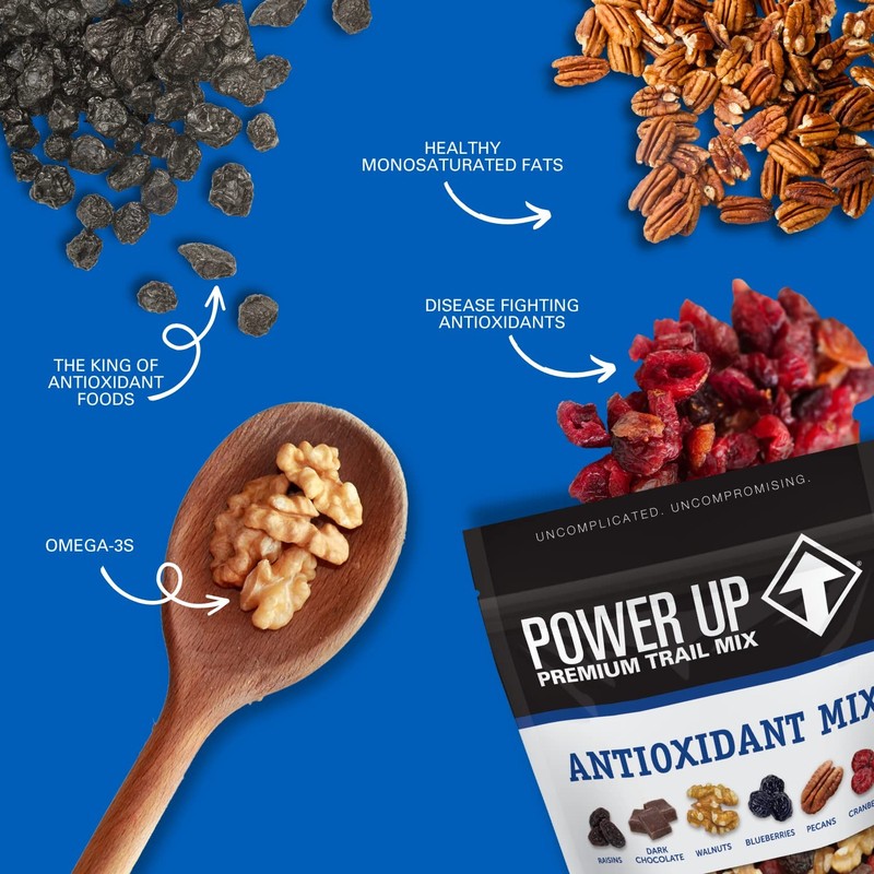 Antioxidant Trail Mix By Gourmet Nut, Dried Fruit & Nuts Mix, Raisins Dark Ch... gallery