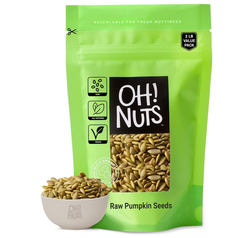Pepitas Raw Unsalted Pumpkin Seeds - All-Natural Protein Power - Fresh, Healthy gallery