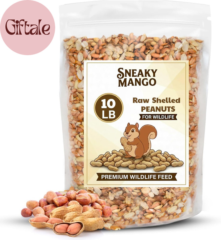 Raw Out of Shell Peanuts - 10 Pounds - Shelled Peanuts for Birds – Wildlife Qual gallery