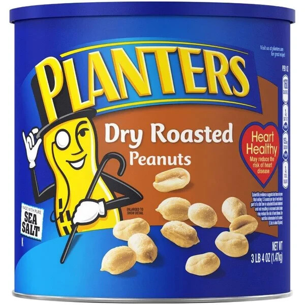 Planters Dry Roasted Peanuts, 3.25 lbs Cholesterol Free gallery