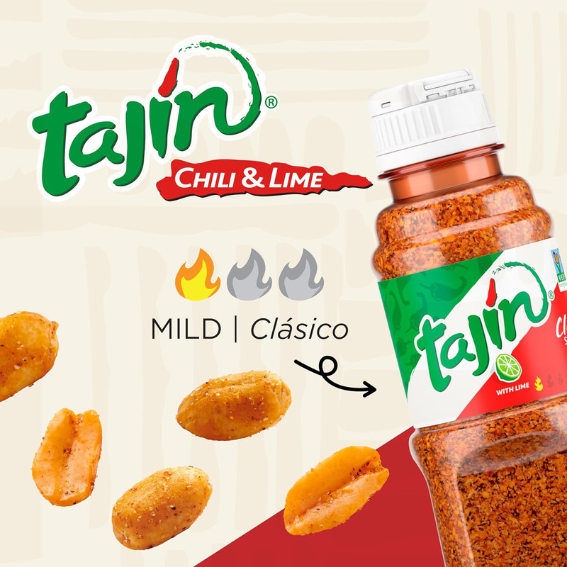 Tajin Peanuts, Roasted Nuts with Chili and Lime Seasoning, Mild, 2.75 Oz Snack B gallery