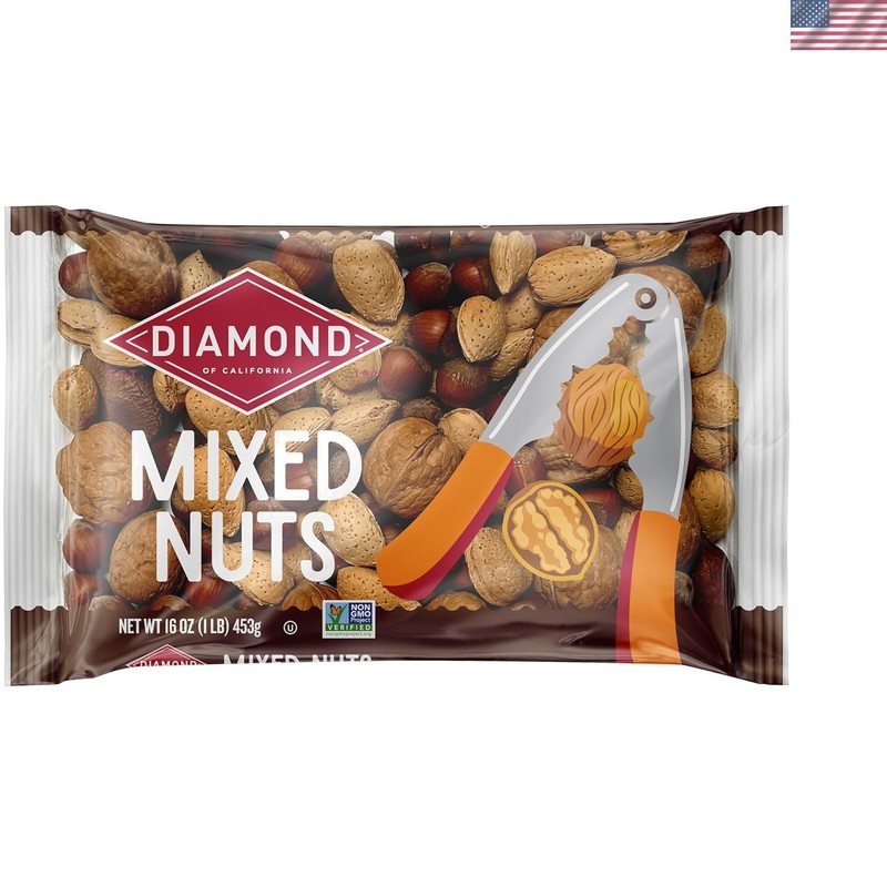 Resealable 16 oz In-Shell Mixed Nuts – Farm-Fresh Flavor for Healthy Living