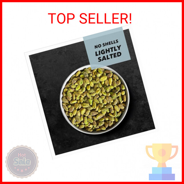 Wonderful Pistachios No Shells, Lightly Salted Nuts, 6 Ounce Resealable Bag, Pro gallery