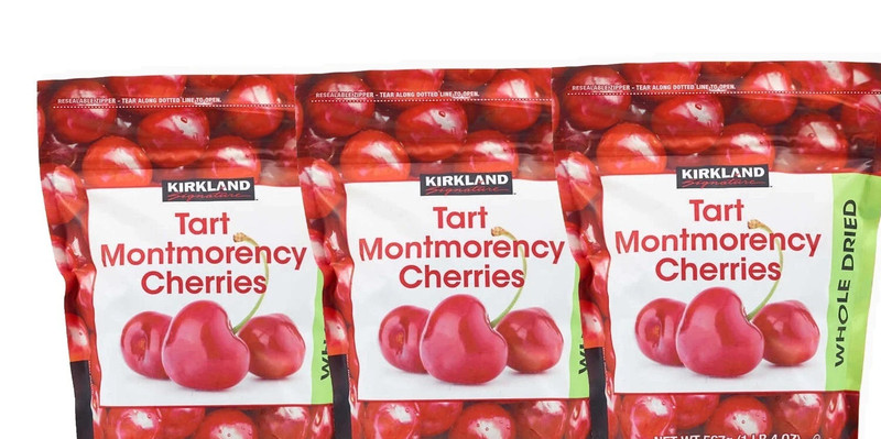 Kirkland Dried Tart Whole Montmorency Cherries 3 Bags