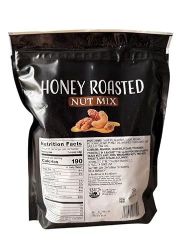 Hooddy Honey Roasted Nut Mix Cashews Almonds Pecans Pistachios 30 oz Spice Rub gallery