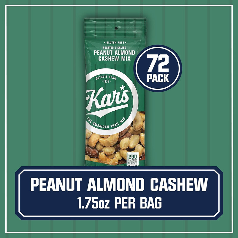 Peanut Almond Cashew Mixed Nuts, 1.75 Oz Individual Snack Packs - Bulk Pack of 7 gallery