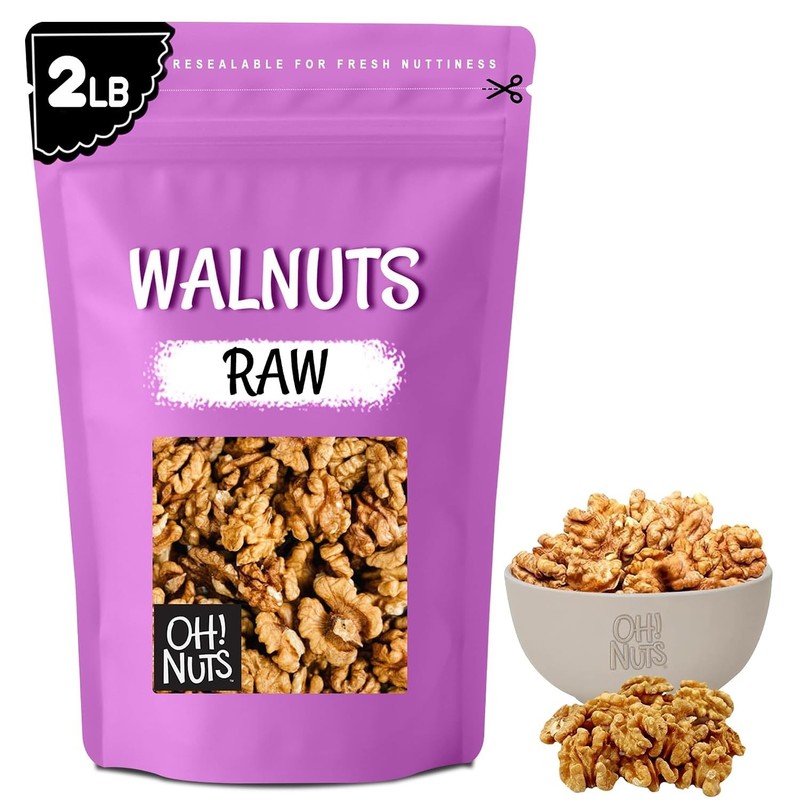 Raw Walnuts 2lb Bulk Bag - Unshelled Healthy Mix of Chandler Halves & Pieces ... gallery