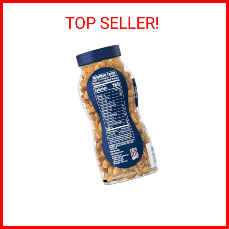 PLANTERS Honey Roasted Peanuts, Sweet and Salty Snacks, Plant-Based Protein, 16 gallery