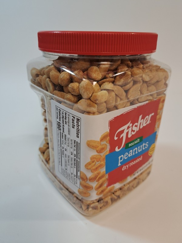 Fisher Snack Sea Salt Dry Roasted Peanuts, 36 Ounces, No Artificial Colors gallery