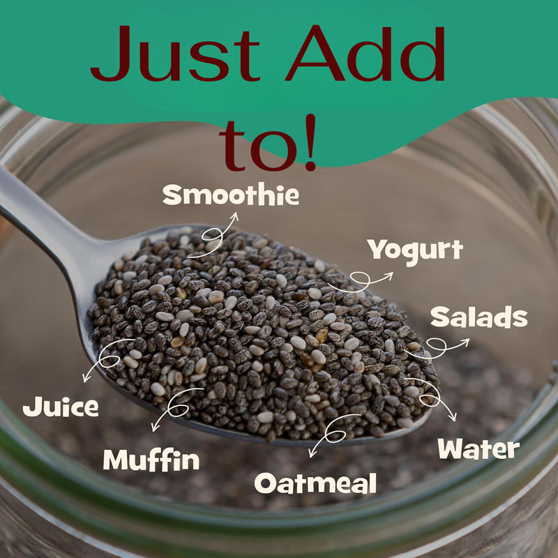 Biobean Premium Chia Seeds 200g | Raw & Natural Superfood | High Fiber & Protein gallery