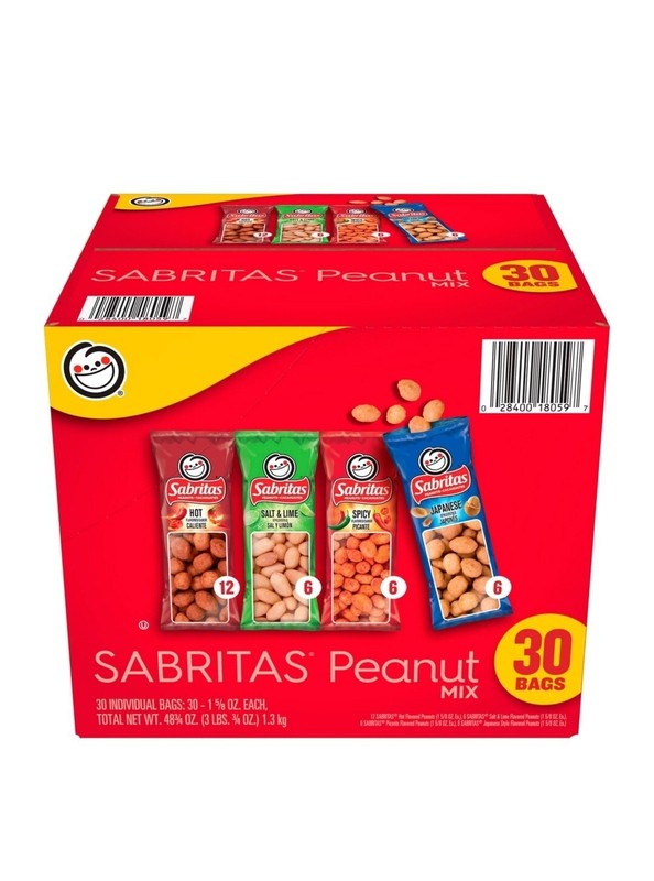 Sabritas Peanuts Variety Pack (30 pk.)
