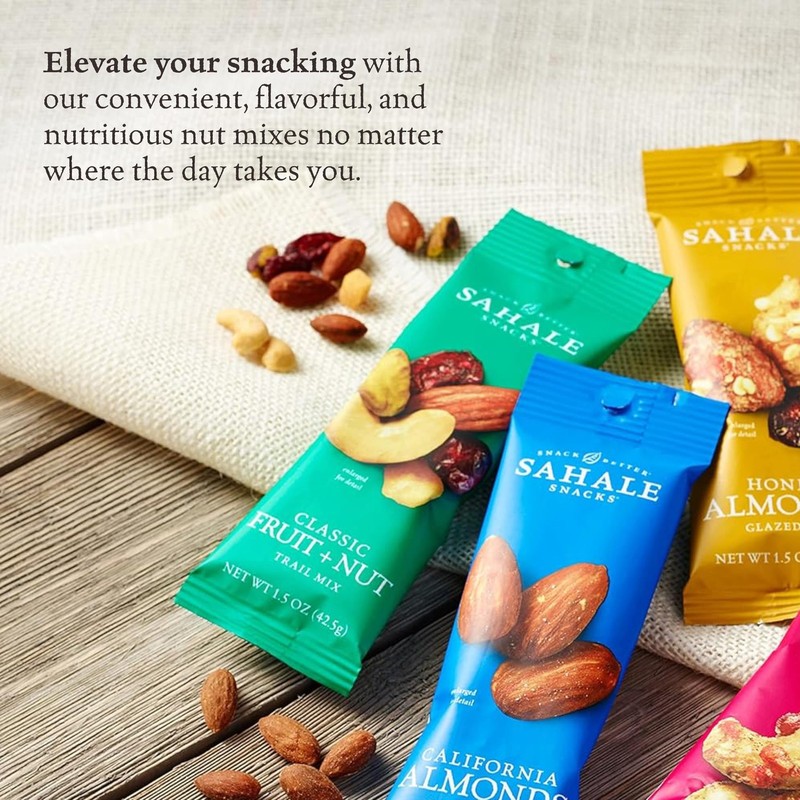 Classic Fruit and Nut Trail Mix, 1.5 Oz Grab & Go Bags (18 Packs) - Dry-Roast... gallery