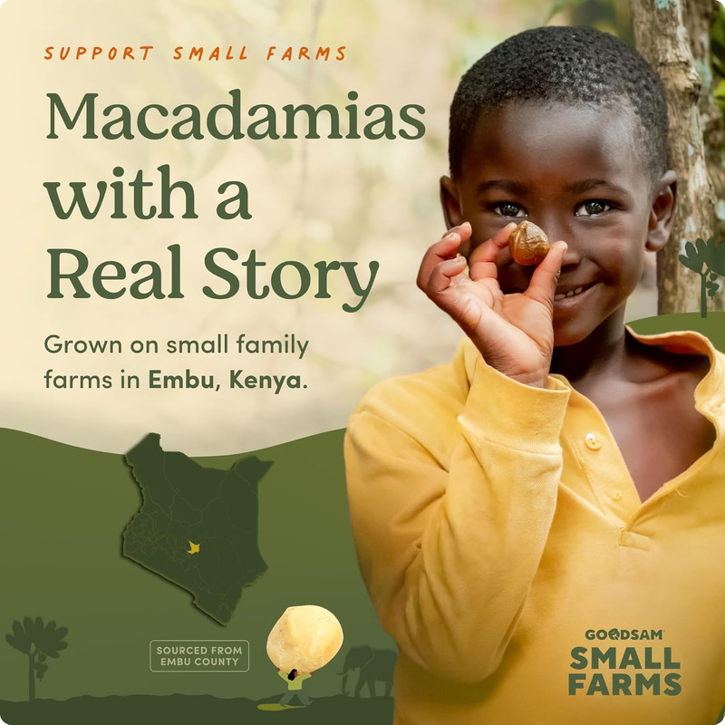 Small Farms Organic Raw Macadamia Nuts 1.5Lb | Creamy & Buttery | One Ingredient gallery