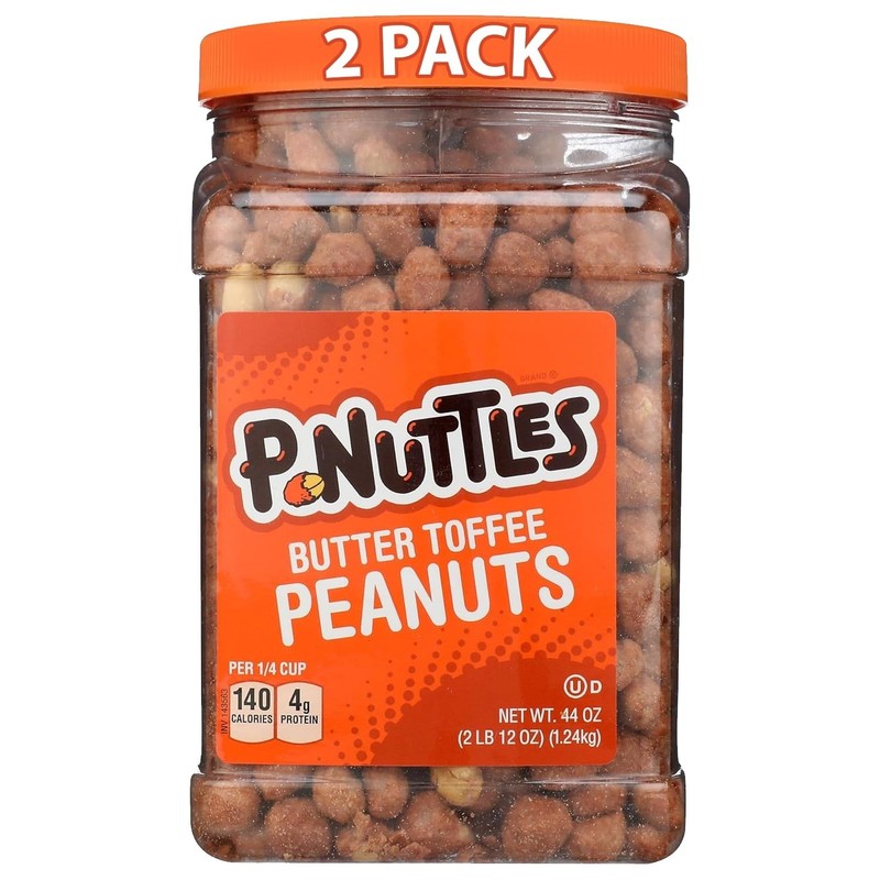 Butter Toffee Covered Peanuts - 44 Oz Resealable Jar (2 Pack) - Sweet & Salty Sn gallery