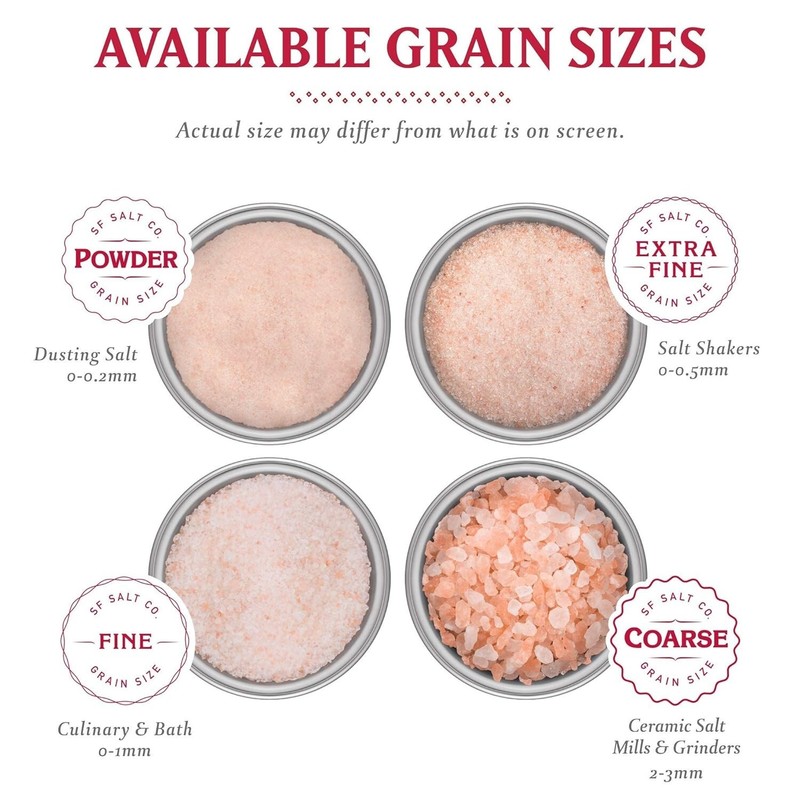 Premium 19 lbs. Fine Grain Himalayan Pink Salt - Non-GMO and Kosher Certified gallery