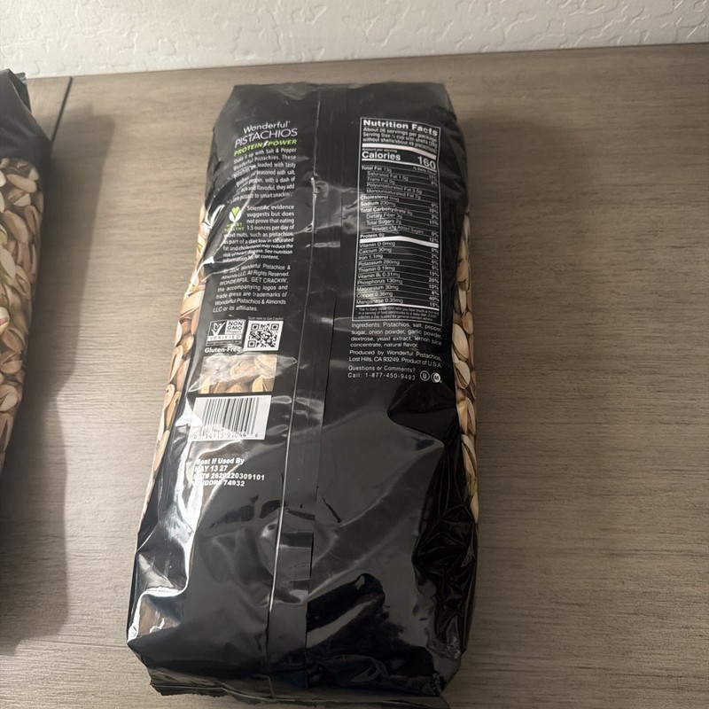 Wonderful Pistachios, Salt and Pepper - 48oz gallery