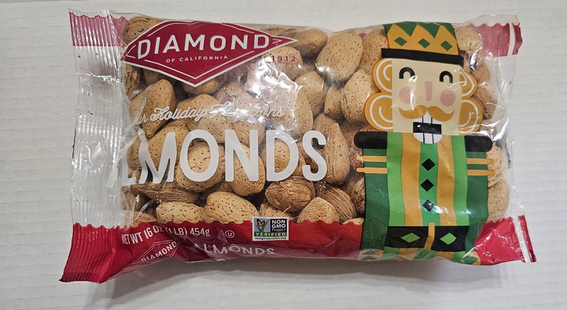 Diamond of California In-Shell Peerless Almonds, 16.0 oz Bag BB09/27