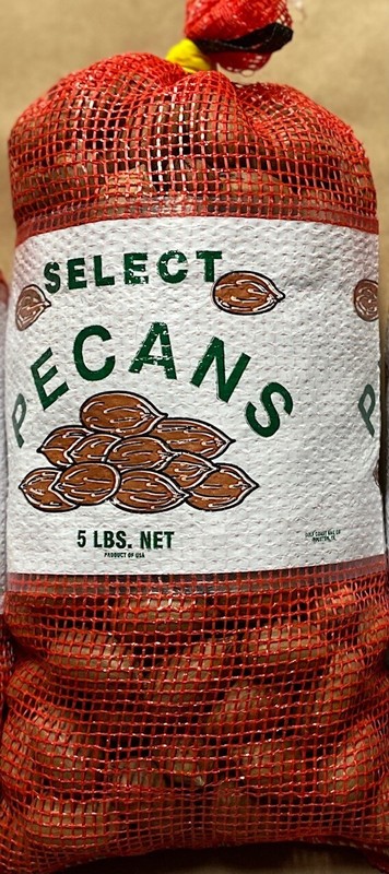 NEW CROP IN-SHELL PAWNEE PECANS 5 LB BAG gallery