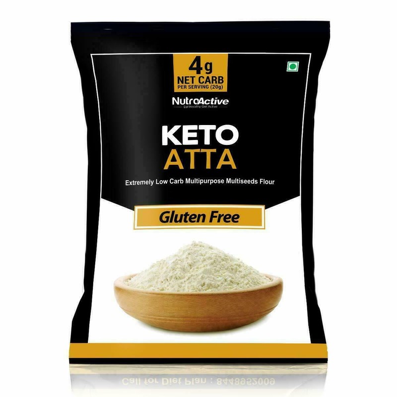 NutroActive Keto Atta Gluten Free Ultra Low Carb Flour – 500g FRESH STOCK