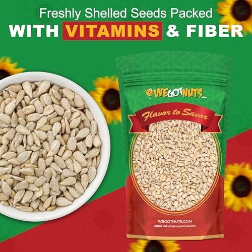 Premium Raw Sunflower Seed Kernels - Kosher, Unsalted, Healthy Snack - 5 lbs gallery