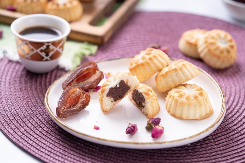 Maamoul Flour With luxurious Dates With Delicious Flavors معمول فلسطيني الريحان
