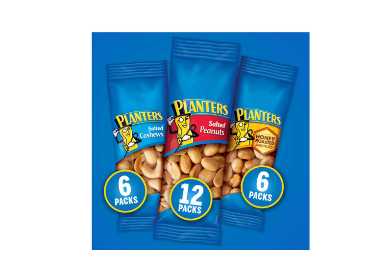 Planters Variety Pack Cashews & Peanuts, 24 pk. gallery