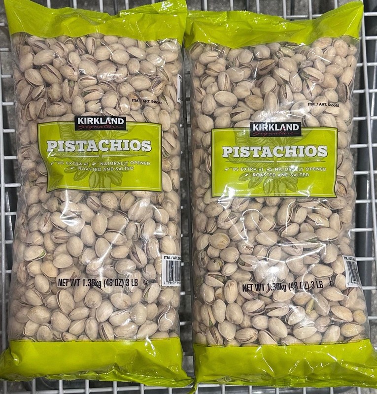 Kirkland Signature In-Shell Pistachios Roasted and Salted US 48oz (2 Pack) gallery
