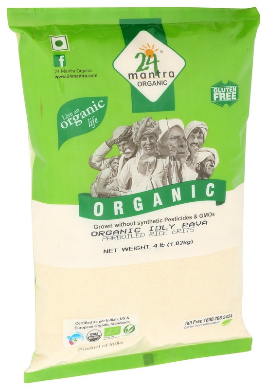 Organic Idly Rava 4 LB Bag gallery